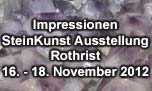 16.11.2012
Impressionen SteinKunst Ausstellung Rothrist